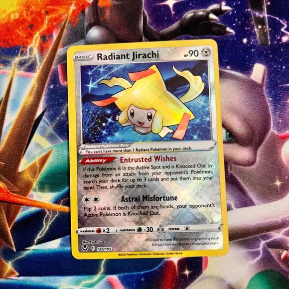 Pokemon | Other | Pokmon Radiant Jirachi Card Silver Tempest | Poshmark
